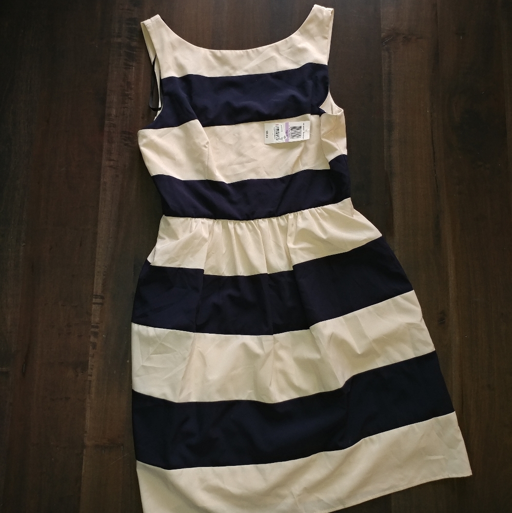 NWT B Darlin Striped Dress 11/12